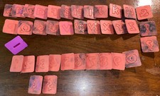 Kids Stamping Set - Letters  Numbers - Missing Some