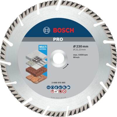 Bosch PRO Multi Material Diamanttrennscheibe 230 mm