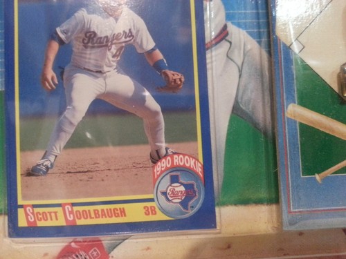 1990 Scott Coolbaugh MVP Ace Novelty Collector Pin & Score Card, NOS - Picture 2 of 3