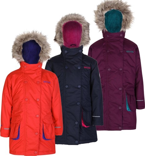 Regatta Girls Trapeze Parka Waterproof 
