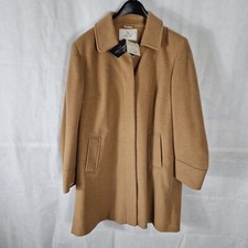 Ladies Coat Size 18 The House Of Bruar Camel Wool Cashmere Blend Mid Length