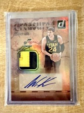 2024 Donruss Basketball Treasured Materials Autograph 18/99 Walker Kessler