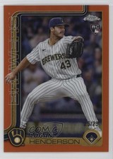 2025 Topps Chrome Update Orange Refractor 25/25 Logan Henderson #USC65 0k3l