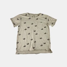 Rylee + Cru Beige Nautical Print Tee