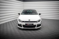 Maxton Design Frontlippe Passend FüR VW Scirocco R Schwarz Hochglanz