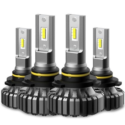 4X AUXITO 9005 9006 Headlight High Low Beam LED Bulb 6500K White CANBUS B3 EOA