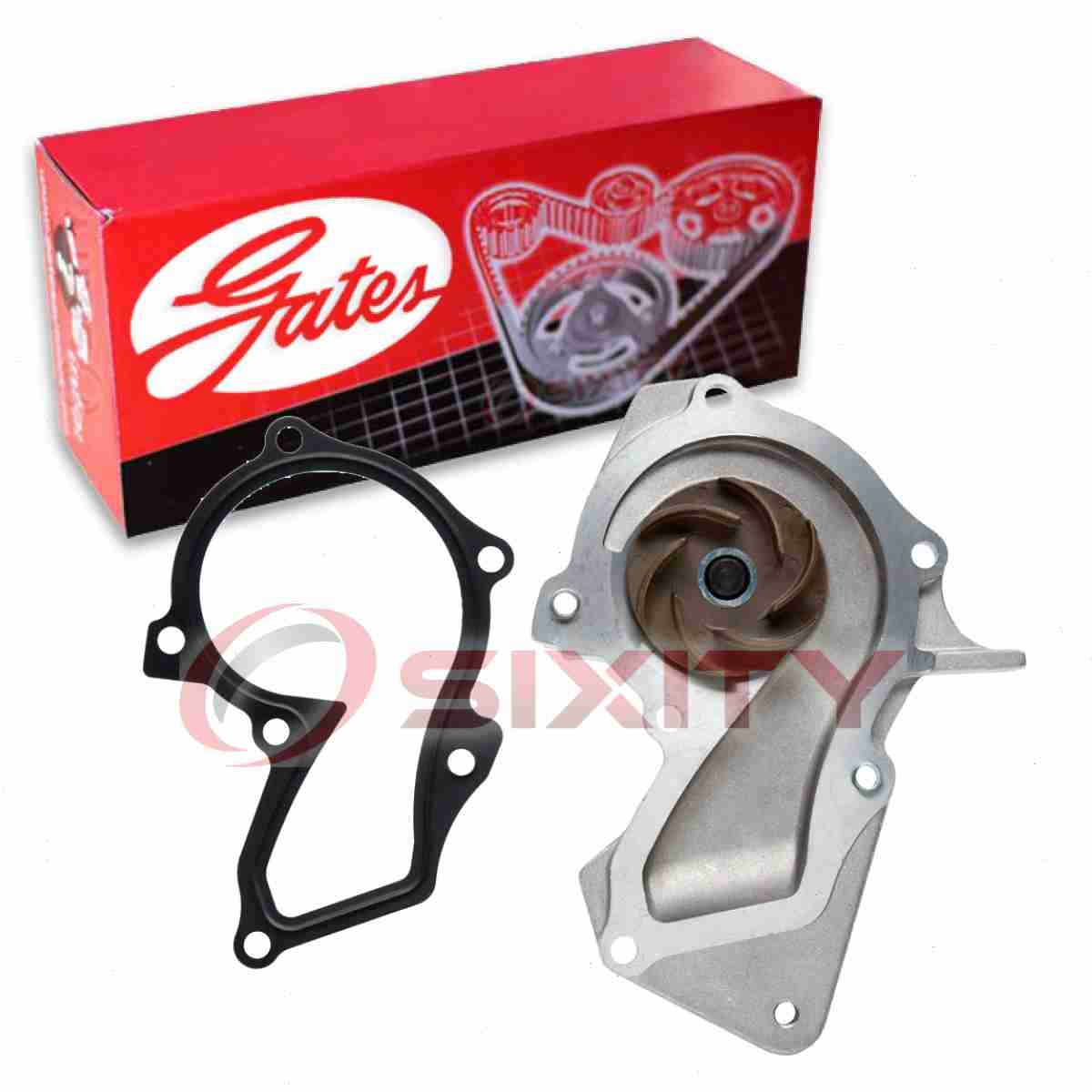 Gates 42051 Engine Water Pump for WP343K1A WP-2157 PW585 PW 545 PW 524 DP245 av