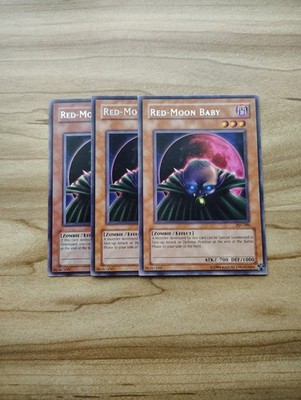 Yu-Gi-Oh! - Red-Moon Baby 3x - Rare - PSV-090 - Full Playset