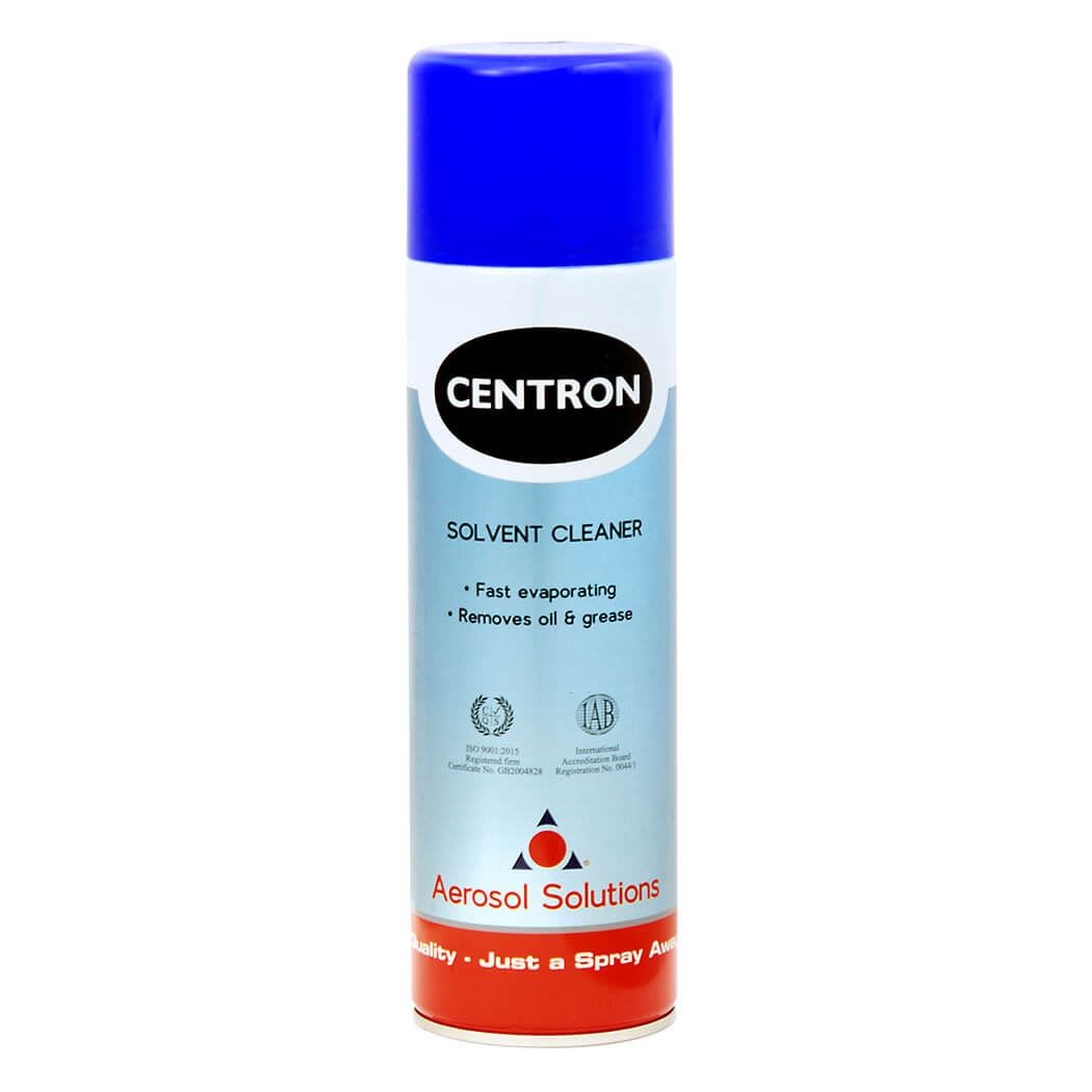 Centron Solvent Contact Cleaner 4x 500mL Oil & Grease Remover Fast Evaporating