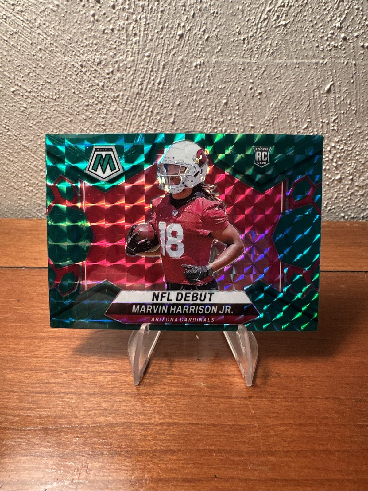 2024 Panini Mosaic - NFL Debut Marvin Harrison Jr. #283 Green Mosaic Prizm (RC)