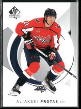 2024-25 SP Authentic Aliaksei Protas #70 Washington Capitals
