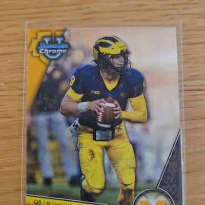 Topps Bowman University Chrome 2023 J.J. McCarthy Michigan Wolverines #124