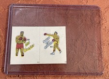 Joe Frazier & Sugar Ray Robinson Very Rare 1985 Reyauca Venezuelan Boxing Card
