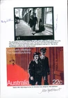 1980 AUSTRALIA SALVATION ARMY STAMP FDC & SCANNED PRINT OF ARTWORK WITH SIGNATUR