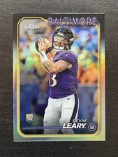 2024 Topps Chrome Silver Refractor - Devin Leary (RC) #248 Baltimore Ravens