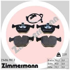 Zimmermann Bremsbelagsatz Bremsklötze vorne 34112282556 34116761252 | 24917052