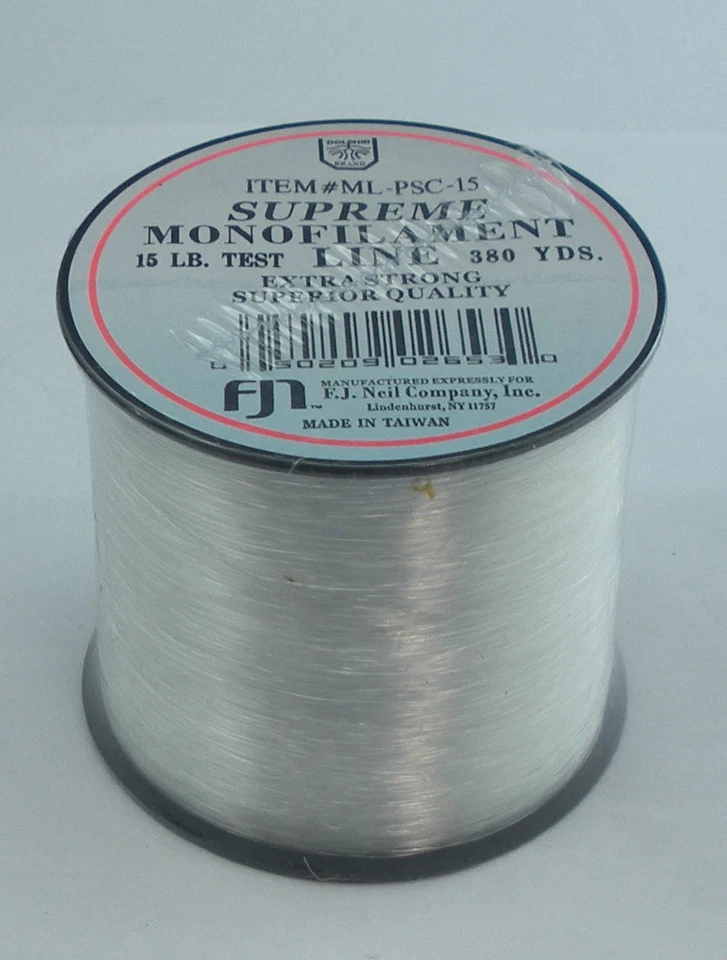 FJ Neil Dolphin MLPSC-15 Clear 380yds Monofilament Line - Image 2 of 2