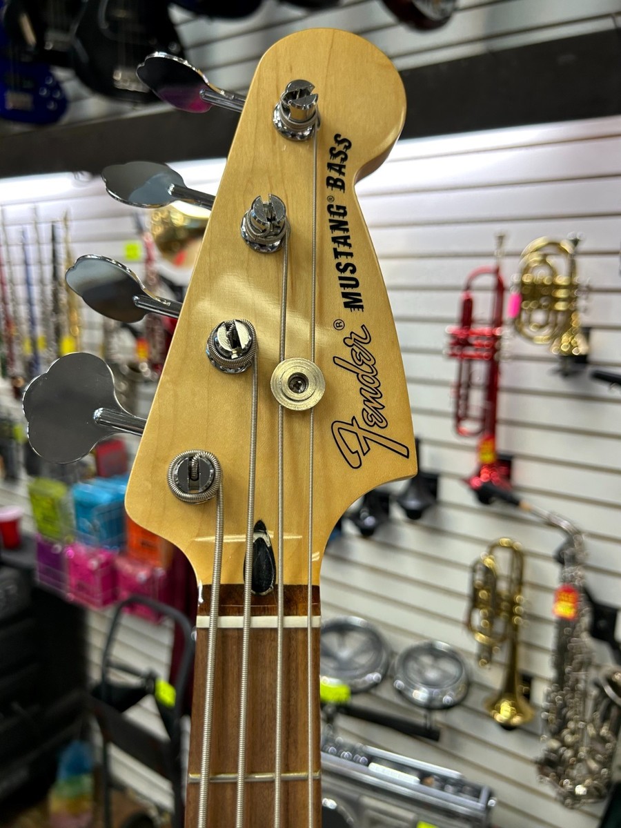Fender Mustang Bass PJ Seafoam Green – Made in Mexico Short Scale