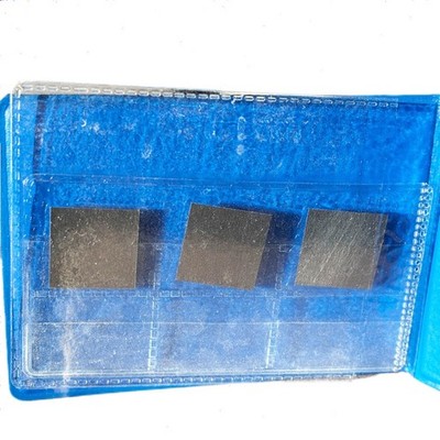 Magnetic Particle Test Pieces 3 Pieces with Thickness 0.002in Depth 0.0006in