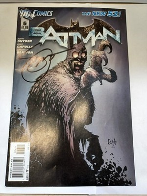 DC Comics Batman Issue 6 The New 52! Signed BY Scott Snyder