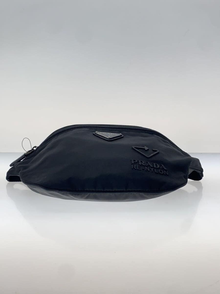 PRADA waist bag nylon black 2VL033 Used thumbnail 4