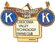 Kiwanis Inter. "Crescenta Valley Technology Kiwanis Club" California Lapel Pin