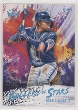 2020 Panini Diamond Kings Gallery of Stars Holo Blue 49/99 Ronald Acuna Jr 1u6