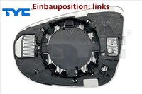 TYC 337-0172-1 Spiegelglas FüR AußEnspiegel Links FüR VW