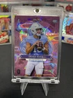 Drake Maye Damaged  Wildcard 1/1, Optic Blue, Select Snapshots, Pink Mosaic