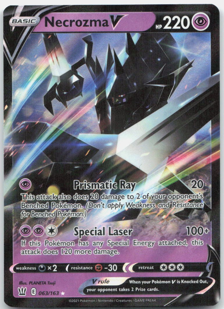 Necrozma V - SWSH05 SWSH05: Battle Styles #063/163 Ultra Rare Holofoil NM