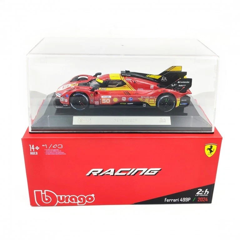 BBURAGO FERRARI 499P #50 24H LEMANS WINNER - CON VETRINETTA  18-36316 SCALA 1:43 - Immagine 3 di 4