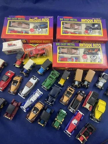 Vintage Toy Vehicle Lot Road Champs Tomica Hot Wheels