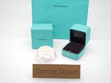  Near Mint Tiffany  Co Genuine Pair Ring Jewelry case empty Blue Box W/shopbag