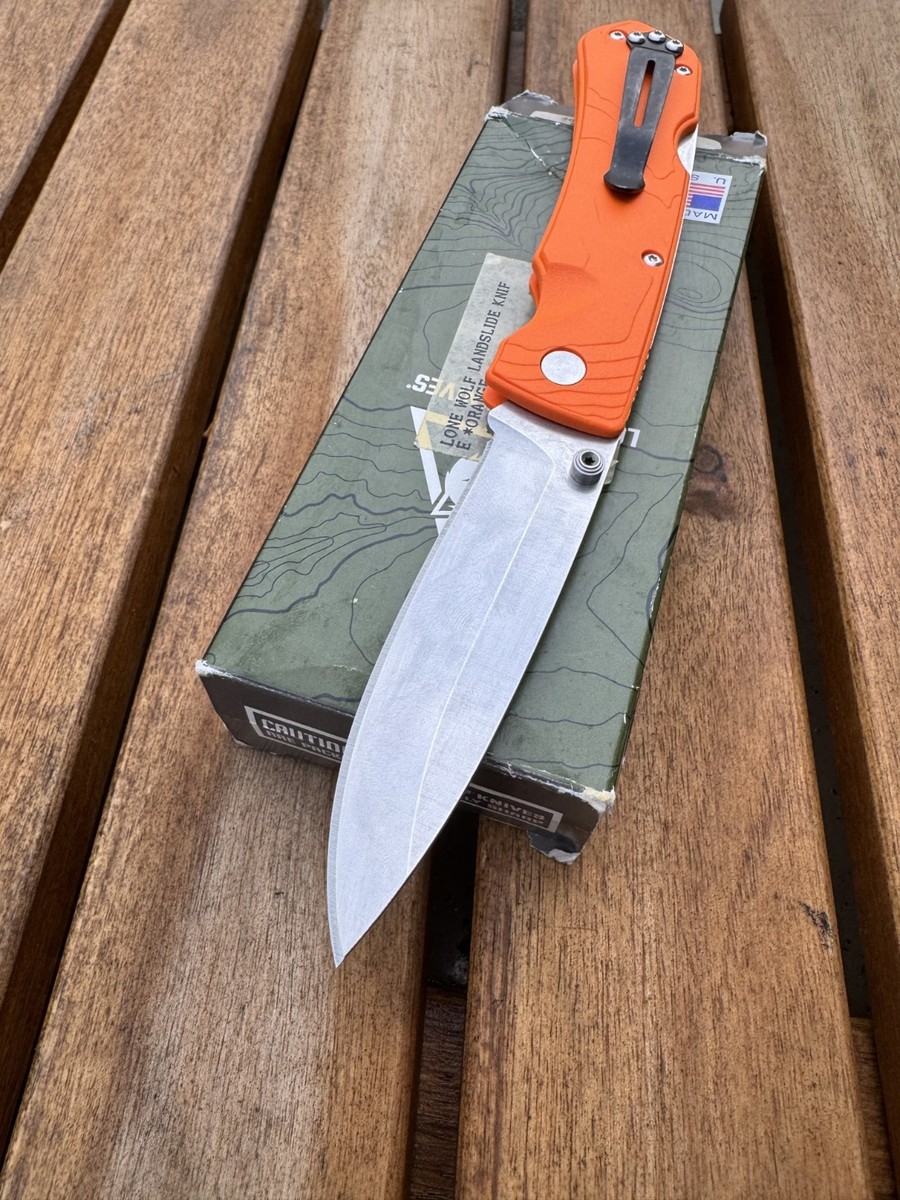 Benchmade Lone Wolf Landslide Folding Knife 2010 (N680) Orange
