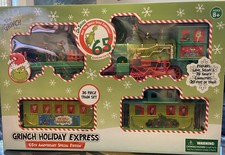 NEW Grinch Holiday Express 65th Anniversary Special Edition Train Set - 36 Piece