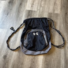 Borsa sportiva Under Armour Draw String nero/grigio