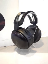 Audio-Technica ATH-AWKT Closed-Back Headphones – 53 mm Drivers Ebony Housing