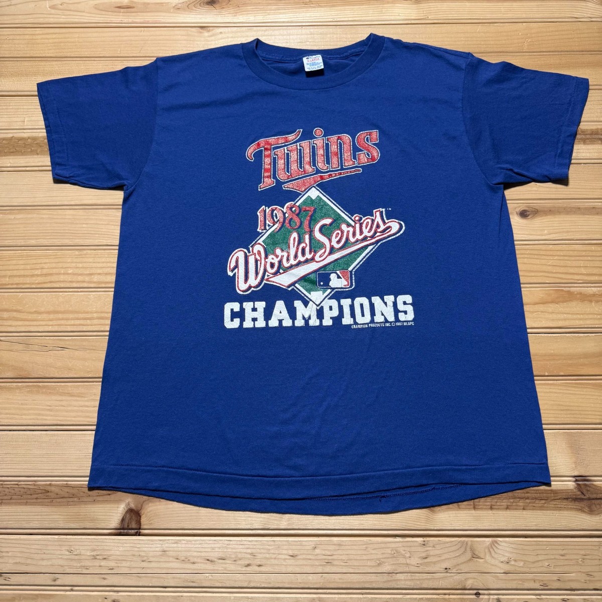 Vintage 1987 Minnesota Twins World Series Champions MLB Graphic T