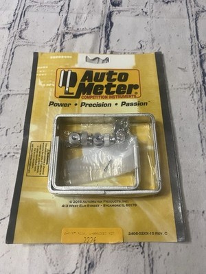 AutoMeter 2226 3 Pack U Brackets 6 nuts 6 washers  for mounting 2-5/8'' Gauges