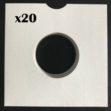 20x Premium 7 inch Card Outer Sleeves for 45rpm Vinyl Singles   Thumb Cut