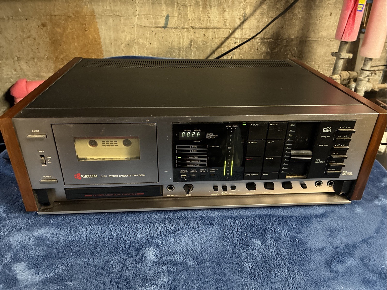 Kyocera D-811 Cassette Player/ Recorder