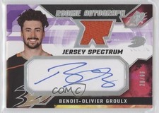 2021-22 SPx Rookie Jersey Spectrum 29/65 Benoit-Olivier Groulx #BG Auto 0je4