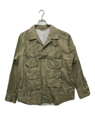 Engineered Garments Explorer Shirt Jacket Beige Cotton M 5 Pockets Made in USA