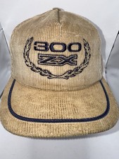 Vintage Nissan 300ZX Corduroy Snapback Hat Swingster Made In USA Tan