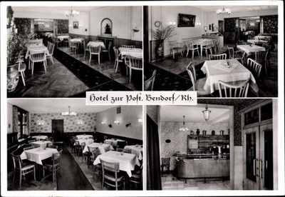 Ak Bendorf am Rhein, Hotel Zur Post, Hauptstraße 103, Innenansicht - 10511272