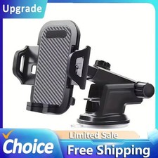 360  Adjustable Car Phone Holder with Strong Suction Cup Mount  Dashboard  Win