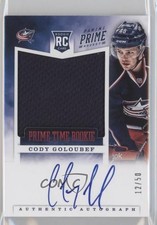 2012-13 Panini Prime Prime Time Rookies Auto 12/50 Cody Goloubef #34 Auto 0c2