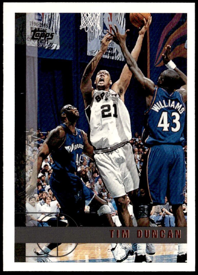 1997-98 Topps #115 Tim Duncan Rookie F5
