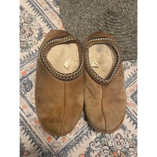 UGG Tasman Chestnut Suede Sheepskin Slippers Chestnut Brown 5955