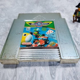 Micro Machines NES GAME Silver Variant Cart for Nintendo Camerica Cleaned Tested
